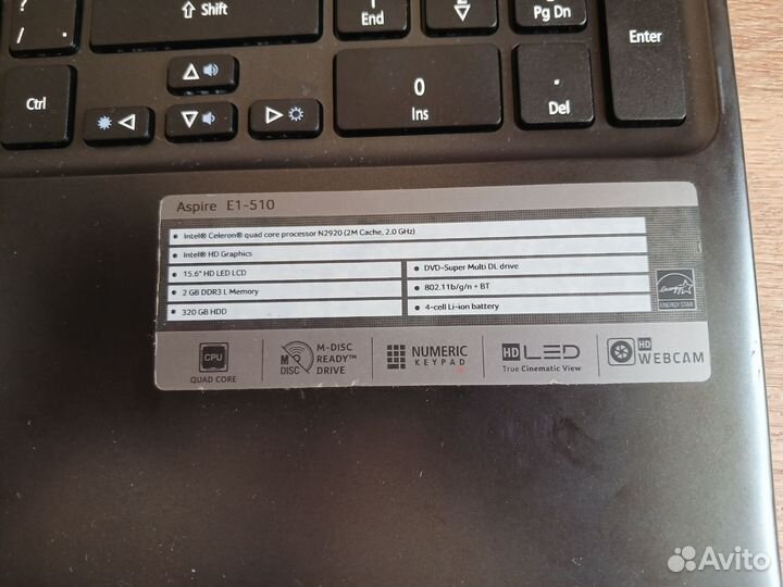 Acer aspire E1-510 на запчасти. E1-572G, E1 571