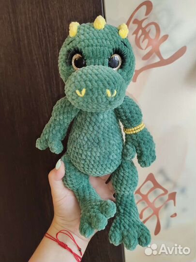 Игрушка вязаная Дракон