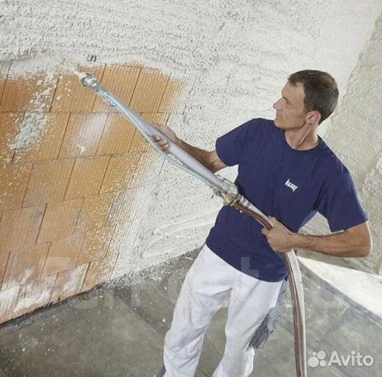 Машинная штукатурка стен