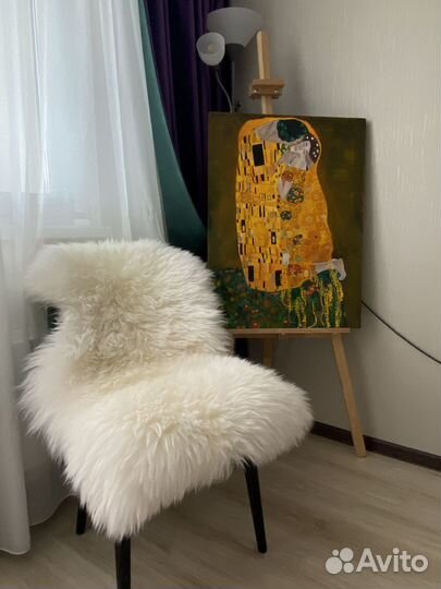 Овечья шкура натуральная, пушистая