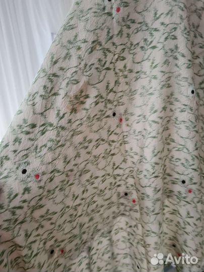 Большой, английский, винтажный платок