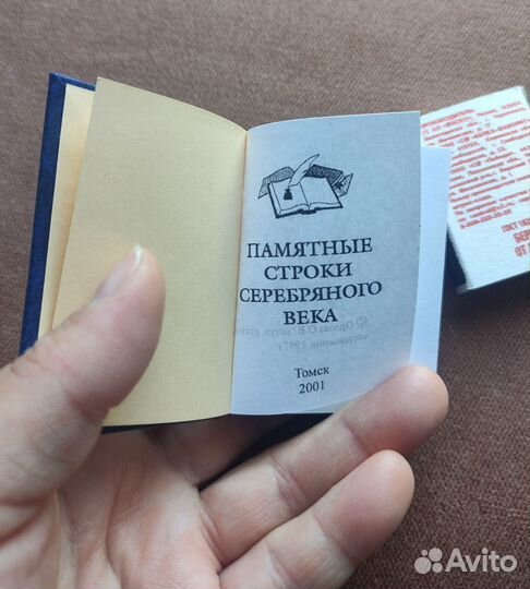 Мини книга поэзия