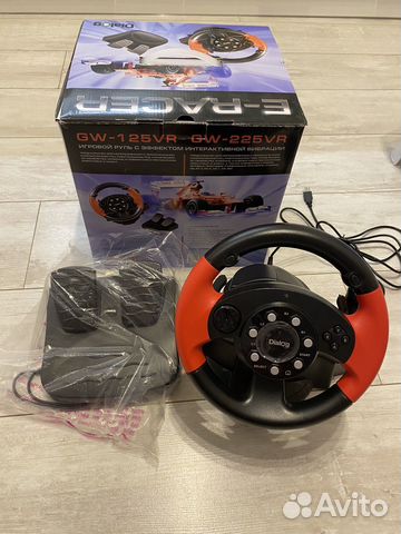 Игровой руль с эффектом вибрации Dialog GW-125VR купить в Ухте с ...