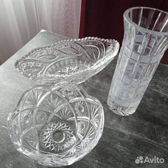 Ваза хрустальная СССР