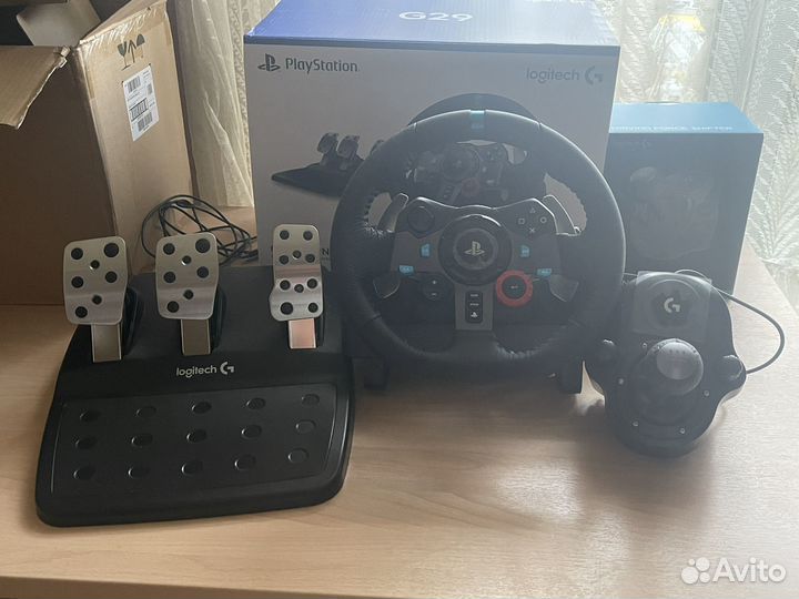Руль logitech g29 с кпп