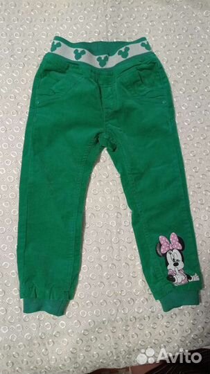 Брюки вельветовые детские