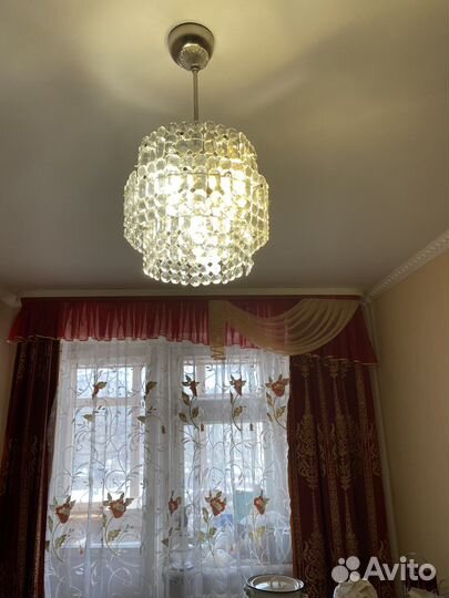 Люстра хрустальная винтажная