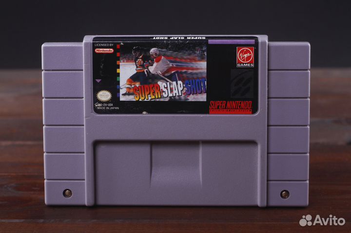 SFC snes Super Slap Shot ntsc-U Лицензия