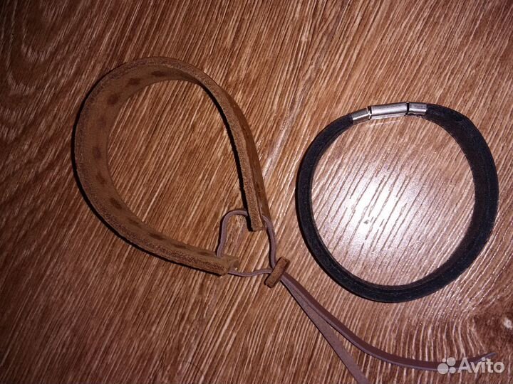 Браслеты кожаные