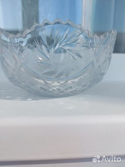 Хрустальная конфетница, салатник