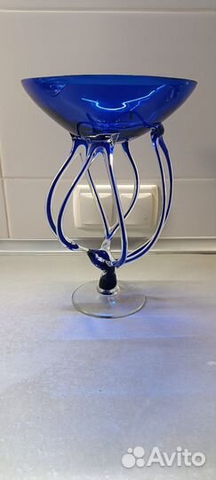 Ваза цветное стекло