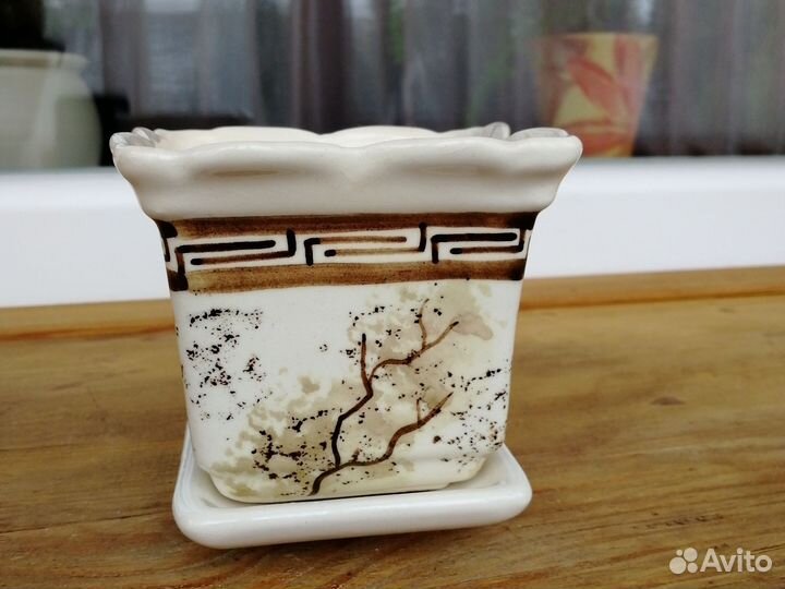 Горшок для цветов керамика