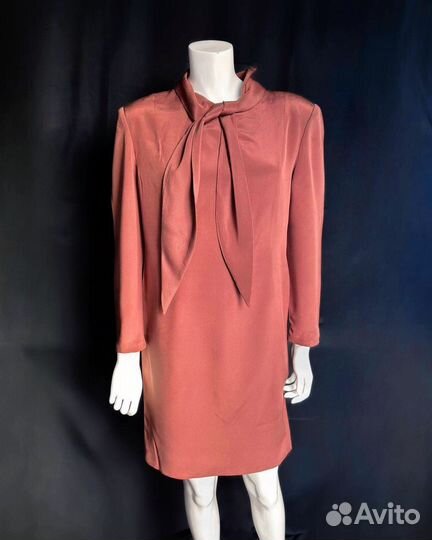 Итальянское платье из 100% шелка L 46/48