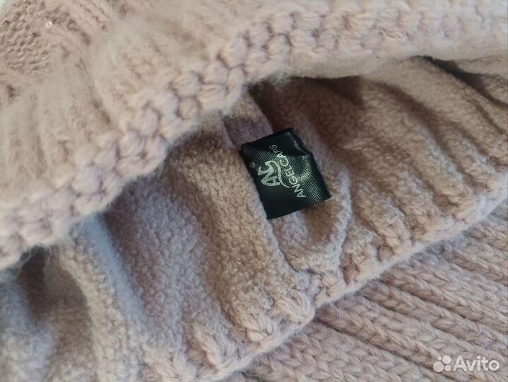 Шапки женские зимние с шарфом или снудом