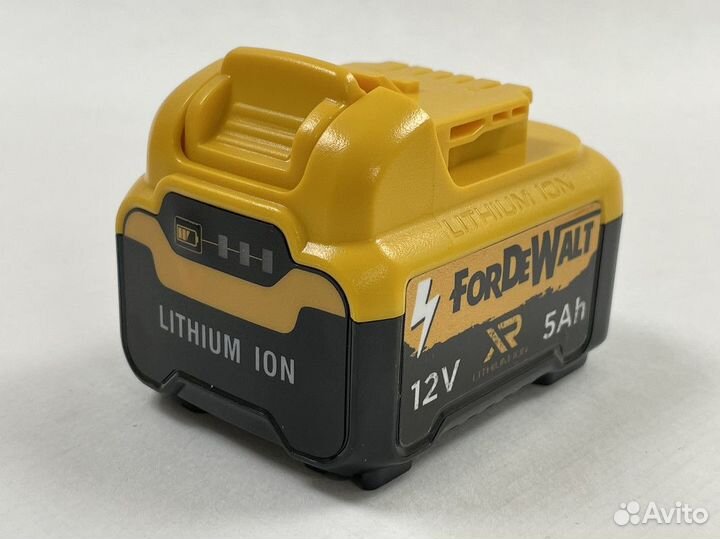 Аккумулятор для шуруповёрта DeWalt 12V 5Ah