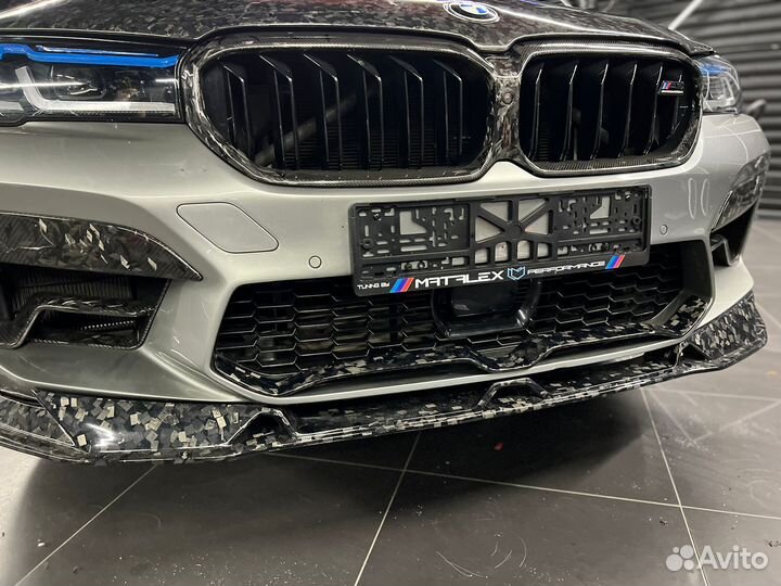 Губа BMW M5 F90 кованый карбон