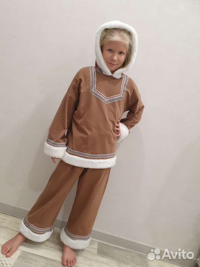 Костюм чукчи, эскимоса на рост 110-140