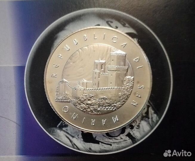 Сан-Марино 5 евро 2011 год. Серебро