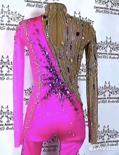 Купальник-комбинезон для художественной гимнастики