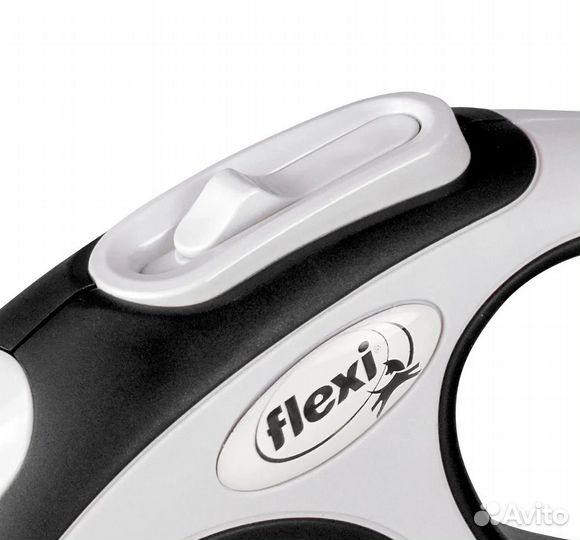 Рулетка Flexi XS (до 8 кг) трос 3 м серый/черный