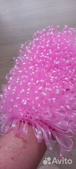 Мочалки- варежки Ежики ручной вязки на заказ