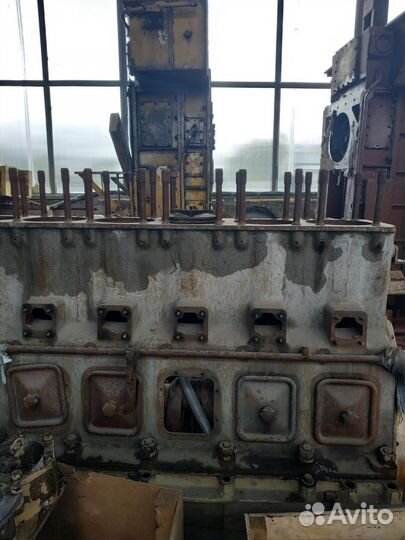 Блок-картер с уложенным коленвалом 6NVD26