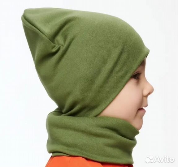 Шапка и снуд для мальчика, размер 52