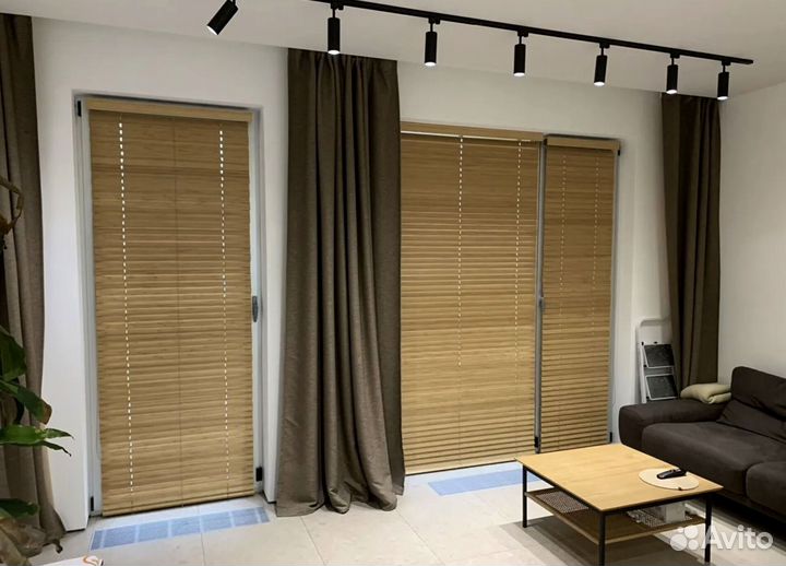 Жалюзи деревянные ламели 25/50