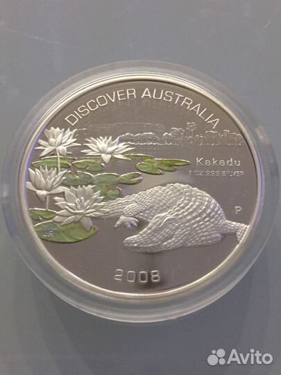 Австралия 1 доллар 2008 Национальный парк Какаду