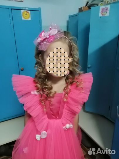 Вечернее платье для девочек 128-134р