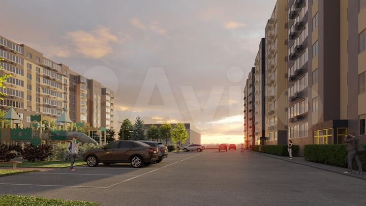 1-к. квартира, 44,1 м², 5/9 эт.