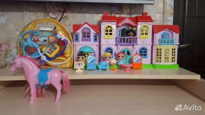 Детские игрушки Домик, набор доктора