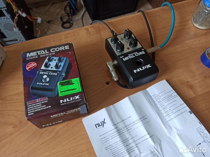 NUX metal core Distortion Гитарная педаль