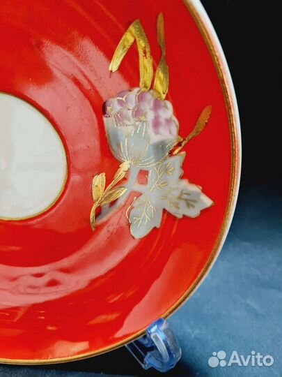 Большое блюдце от знаменитой советской чайной пары