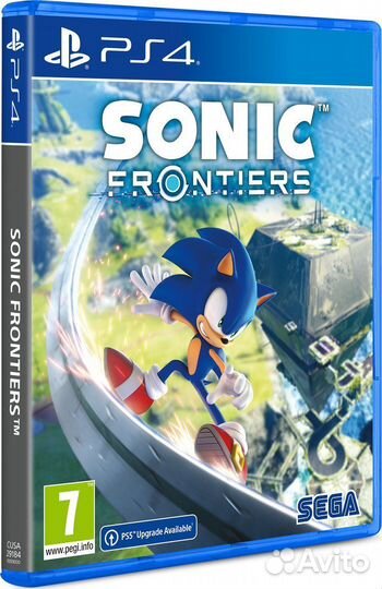 Sony PS4/PS5 диск Sonic Frontiers, новый,запечатан