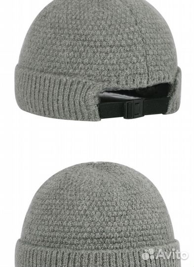 Вязаная шапочка осень - весна