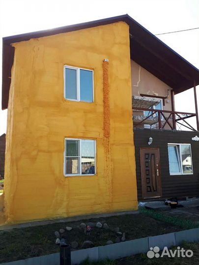 Теплоизоляция мансарды пенополиуританом