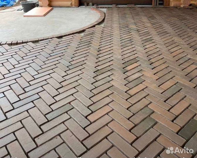 Брусчатка тротуарная клинкерная