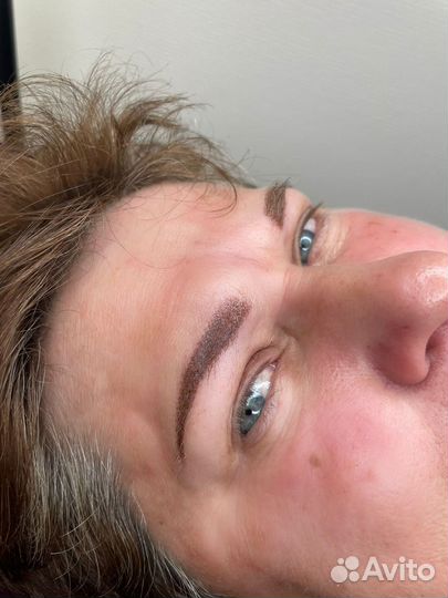 Перманентный макияж бровей губ и век татуаж