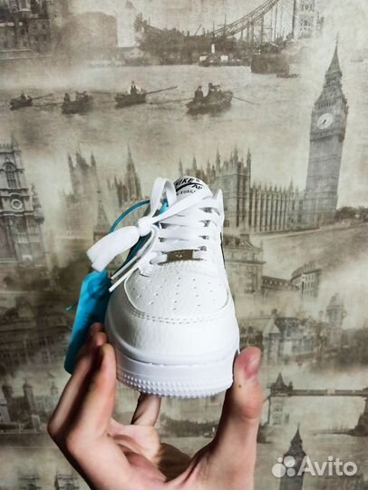 Кроссовки мужские Nike air force 1 белые