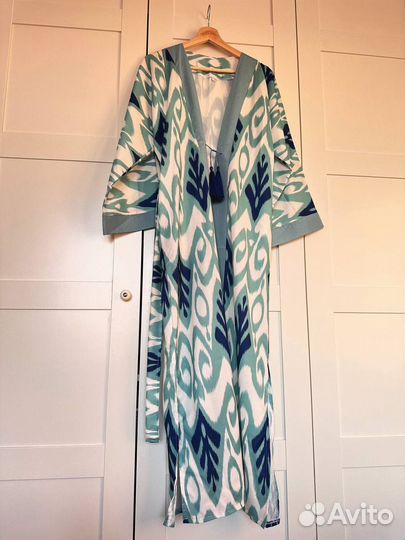 Халат узбекский в стиле икат