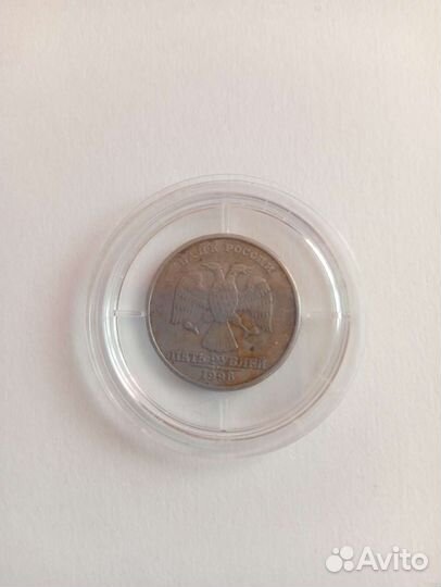 Капсулы для монет 1,2,3,5,10,25 р. с бортиком