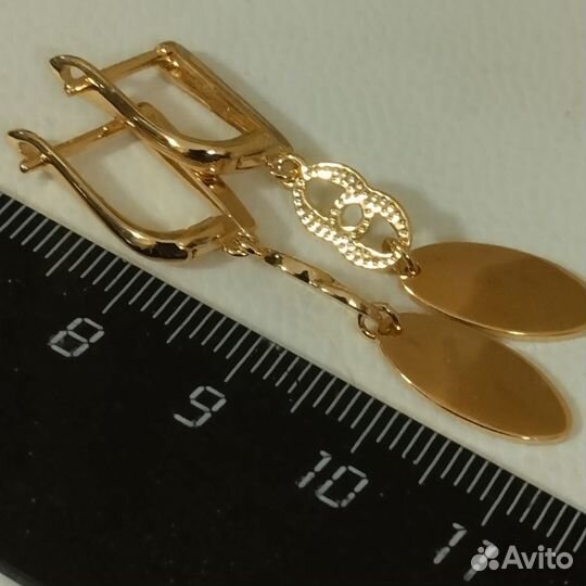 Золотые серьги 585 RG