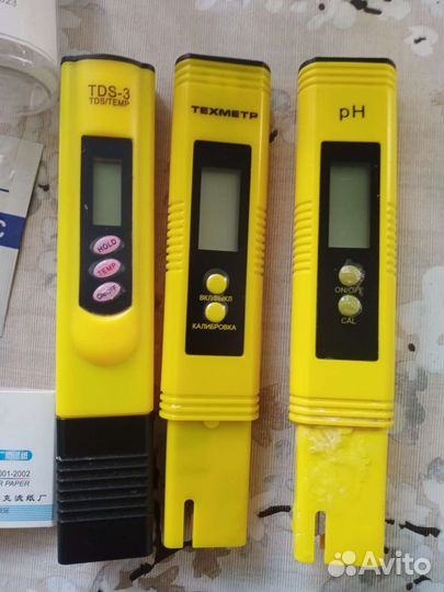 Ph metr, tds metr,порошки, маг скребок, термометры