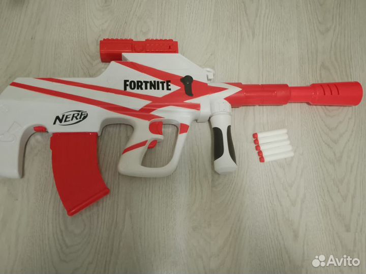 Nerf бластер fortnite нерф автомат фортнайт