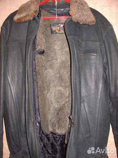 Продаю зимнюю кожаную куртку