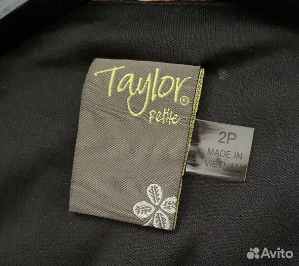 Taylor 42 (2p) платье новое миди оригинал