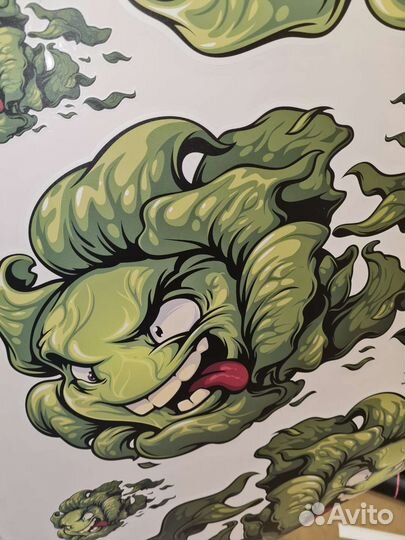 Уф печать Этикетки наклейки стикеры, печать белым