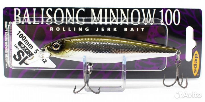 Deps Balisong Minnow 100SP. (8 цветов). Оригинал