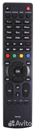 Пульт для спутникового ресивера НТВ+ Humax RM-E08